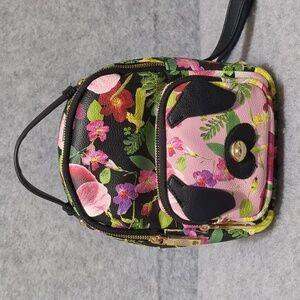 Betsey Johnson Dog Floral Wildflower Mini Backpack NWOT